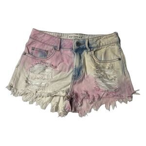PacSun Bullhead denim high rise shorts 3